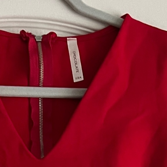 Chocolate Red Dress XS - Picture 3 of 3
